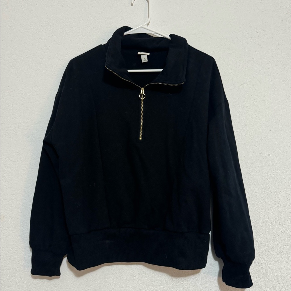 Black Half-Zip Pullover - TARGET